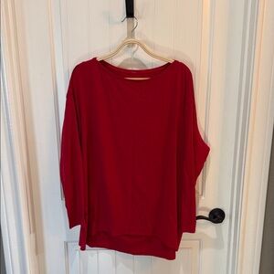 lululemon athletica Vibrant Red Long Sleeve Top